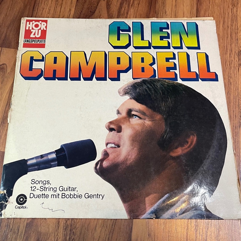 Glen Campbell Songs 12-String Guitar Bobbie Gentry Vinyl Germany HÖR ZU SHZE282